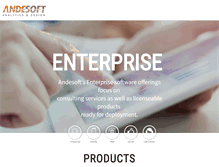 Tablet Screenshot of andesoftconsulting.com